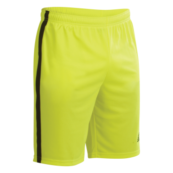 Vega Football Shorts - Fluo Yellow/Black